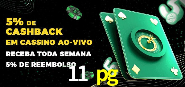Promoções do cassino ao Vivo 11 pg